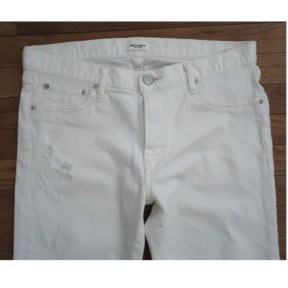 MOUSSY VINTAGE white Glendele jeans sz 31 - Picture 3 of 12